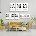 thumbnail image 6 of Home Family Wall Art for Living Room Dining Room Wall Decor Inspirational Quotes Poster A Little Bit of Crazy Print,Family Quotes, Family Sign, Living Romm Wall Art,Family Print Canvas 12"x16", 6 of 6