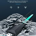 thumbnail image 4 of Adaptador de tarjeta de red inalámbrica USB 3.0 de doble banda de 1200 Mbps, 2,4 G y 5 G, sin controladores, alta velocidad, largo alcance, creación de puntos de acceso WiFi, 4 of 5