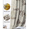 thumbnail image 6 of Yellow Sunflower Blackout Curtains 45 Inches Long, Kitchen Black Out Window Treatments, Summer Botanical Elegant Pastoral Floral Thermal Insulated Lined Drapes for Small Window with Grommet 42"x45", 6 of 8