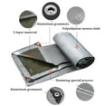 thumbnail image 4 of 10x20FT Tarp, Eurhowing 12 Mil Tarps Heavy Duty Waterproof Poly Tarp Cover, UV & Tear Resistant Tarpaulin for Truck Construction Farm, 4 of 10