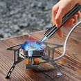 thumbnail image 4 of Encendedor de barbacoa para acampar al aire libre, encendedor de gas a prueba de viento, antorcha recargable, construcción de acero inoxidable, para senderismo, parrilladas y amantes de la, 4 of 6