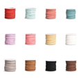 thumbnail image 5 of 4pcs 5Meters DIY Artificial Strap String Leather Lace Beading Thread Suede Lace Double Sided with Roll Spool(Assorted Color), 5 of 5