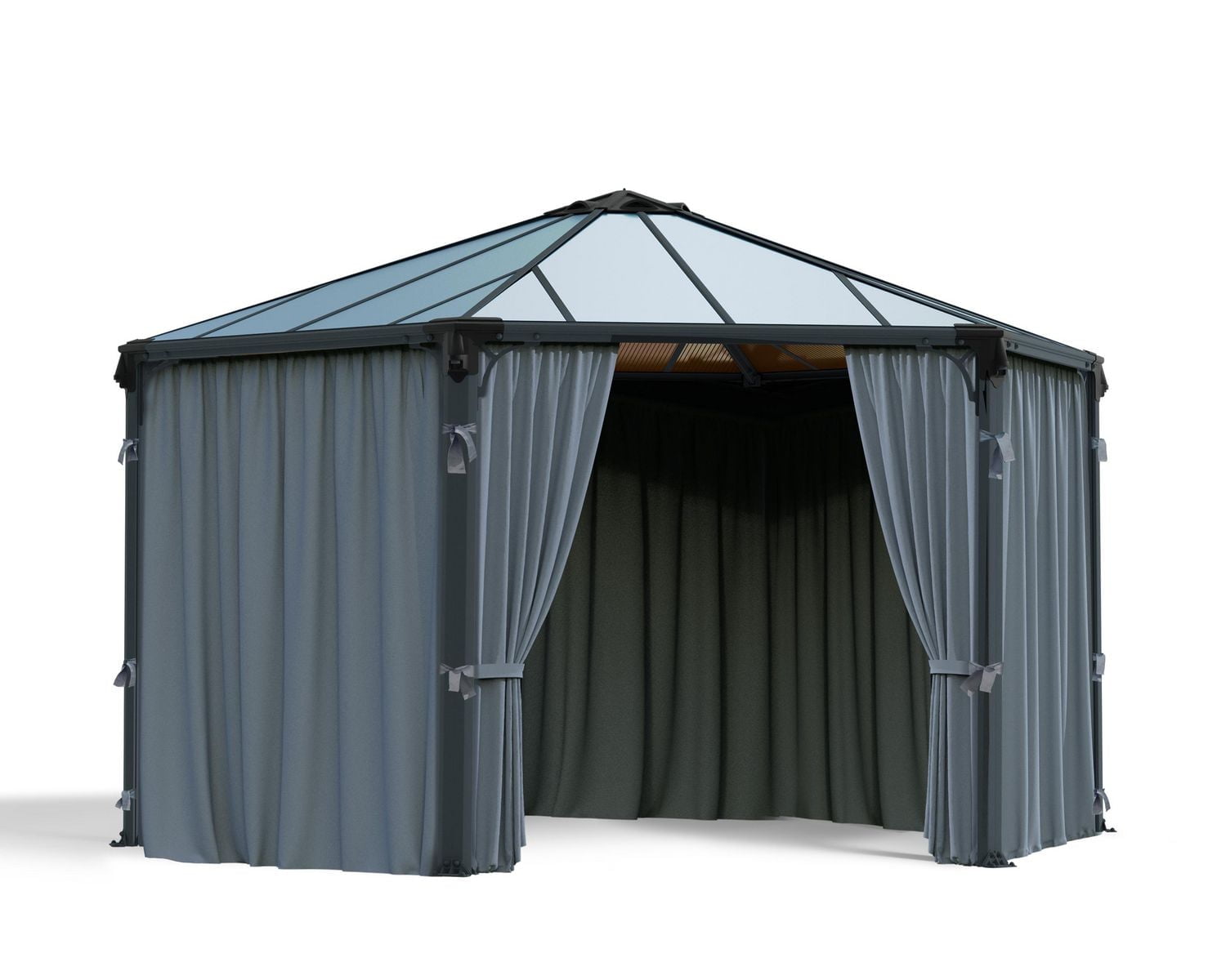 CANOPIA by PALRAM Ensemble de rideaux d'ombrage pour tonnelle Roma