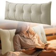 thumbnail image 1 of WIFKLSIIPG Adjustable Bed Backrest Pillow Large Lumbar Support Cushion with Removable Washable Cover ( Style), 1 of 8
