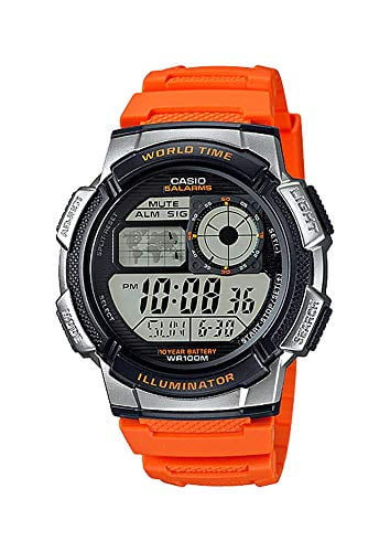 casio ae 1000w orange