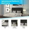 thumbnail image 4 of Flash Furniture Roxbury Queen Size Tufted Upholstered Platform Bed in Black Fabric, 4 of 7