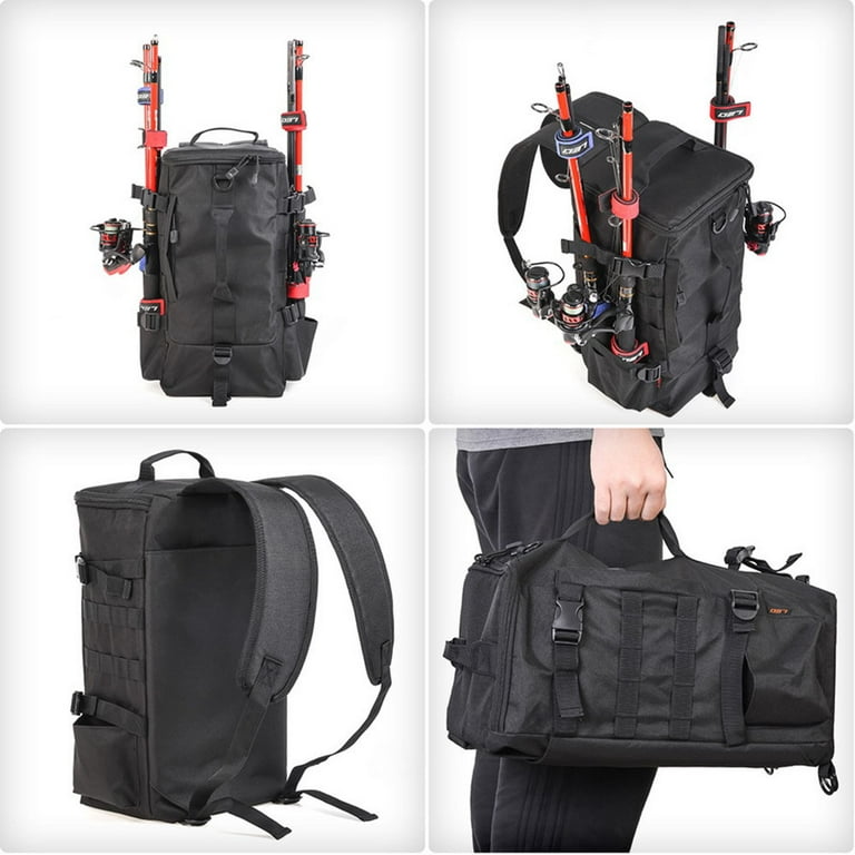 Outdoor Fishing Tackle Backpack 17.4l Large Capacity Multifunctional  Comfortable Ergonomic Design Fishing Bag 