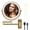 Deep gold, variant on Hansabenne 8'' Wall Mounted LED Makeup Mirror, 1X/10X Intelligent Dimming Makeup Mirror 360 ° Rotation, Metal Chrome