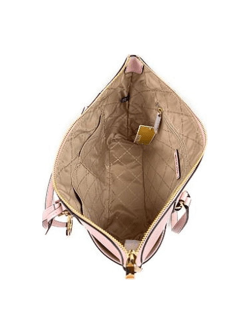 Michael Kors Designer Charlotte Large Leather Tote Handbag in