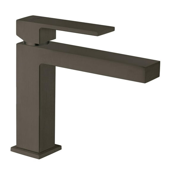 Latoscana QUBL211 Quadro Single Lever Handle Lavatory Faucet In Black