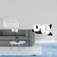 thumbnail image 2 of Reloj de pared con forma de panda, práctico, resistente, moderno, bonito, para decoración del hogar para la sala de estar con un diseño animal único y, 2 of 8
