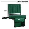 thumbnail image 5 of SPORT BEATS Stadium Seats with Back Support Bleacher Chairs with Back and Cushion Thick Padded Bleacher Seats Includes Shoulder Strap, 5 of 5