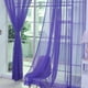 thumbnail image 2 of Advancent Cortinas/cortinas/paneles/tratamiento o bufanda de gasa transparente para ventana, colores sólidos surtidos Kits de decoración para fiestas violeta 100*270cm, 2 of 6