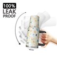 thumbnail image 3 of 40oz Pioneer Flower Floral Print Pattern Insulated Tumbler with Handle, BPA-Free Leak Proof Lid and Straws, Double Wall Vacuum, Hot 12h/Cold 34h, 3 of 6