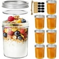 thumbnail image 1 of Wide Mouth Mason Jars 16oz - 8 Pack, Pint Mason Jars with Lids and Seal Bands, Glass Canning Jars for Pickling, Jam, Jelly, Honey, Salad, Desert, Shower Wedding Favors, DIY Candles Decor, 1 of 8