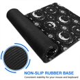 thumbnail image 6 of Long Mouse Pads for Desk,Black Moon Skull Pattern Desk Mats on Top Of Desks, Desk Mouse Pad Extra Large with 3mm Non-Slip Base and Stitched Edge for Gaming,Office,Work,Home 31.5"x15.7", 6 of 6