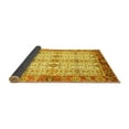 thumbnail image 2 of Ahgly Company Indoor Rectangle Abstract Yellow Modern Area Rugs, 2' x 5', 2 of 4