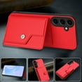 thumbnail image 4 of FOXDOCK Case for SAMSUNG Galaxy S24 RFID-Blocking Card Holder - Stylish Button Closure Design, 4 of 4