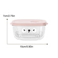 thumbnail image 3 of Weloille 400ml Refrigerator Storage Container (1 Piece), Kitchen Drainage Storage Box, Food Grade Plastic, Versatile Organizer for Fridge, 3 of 6