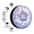 thumbnail image 5 of Bingfone Round Snow Merry Christmas Spare Tire Cover Weatherproof Universal Wheel Protectors For Rv Camper Travel Trailer Suv Truck 15 Inch, 5 of 9
