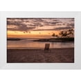 thumbnail image 1 of Murdock, Ramona 14x11 White Modern Wood Framed Museum Art Print Titled - Sunset on The Beach, 1 of 4