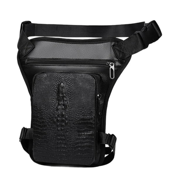 Riñonera tipo bolsa para pierna, resistente a arañazos, impermeable, multiusos, elegante Estilo C