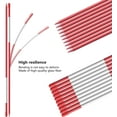 thumbnail image 3 of netuera 50 PCS Fiberglass Driveway Poles Snow Stakes with Reflective Tape Multipurpose Driveway Marker 48 Inch 5/16 Inch Red, 3 of 6