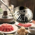 thumbnail image 3 of Zootealy Stainless Steel 2 in 1 Soup Ladle Hot Pot Skimmer Colander Strainer Filter Long Handle Soup Spoon Multi Function Kitchen Cooking Tools, 3 of 8