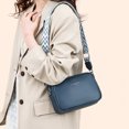 thumbnail image 5 of Bolso de hombro para mujer 100% de piel auténtica, novedad de 2024, bolso cruzado de piel de vaca de alta calidad para mujer, bolso de mano con correa ancha para el hombro para niñas, 5 of 5