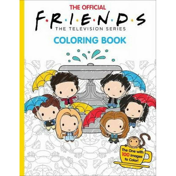 Pre-Owned The Official Friends Coloring Book : The One with 100 Images to Color! 9781338790900 Used