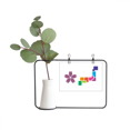 thumbnail image 1 of Las flores japonesas simbolizan la cultura deportiva. Marco De Metal Florero De Cerámica Decoración, 1 of 4