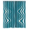 thumbnail image 1 of ABPHQTO Blue Lake Water Ripples Cortina de ducha Cortina de ducha impermeable 150x180 cm, 1 of 2