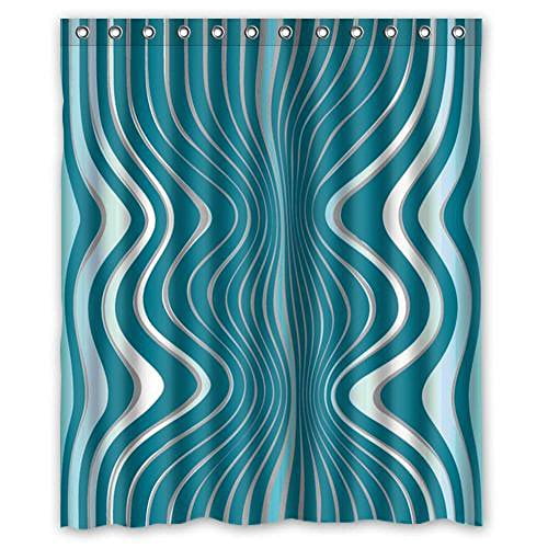 ABPHQTO Blue Lake Water Ripples Cortina de ducha Cortina de ducha impermeable 150x180 cm