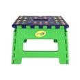 thumbnail image 2 of Crayola Slip-Resistant Folding Plastic 9-inch Step Stool Holds up to 300 lbs, 2 of 5