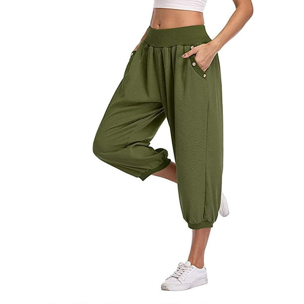 exercise capris with pockets