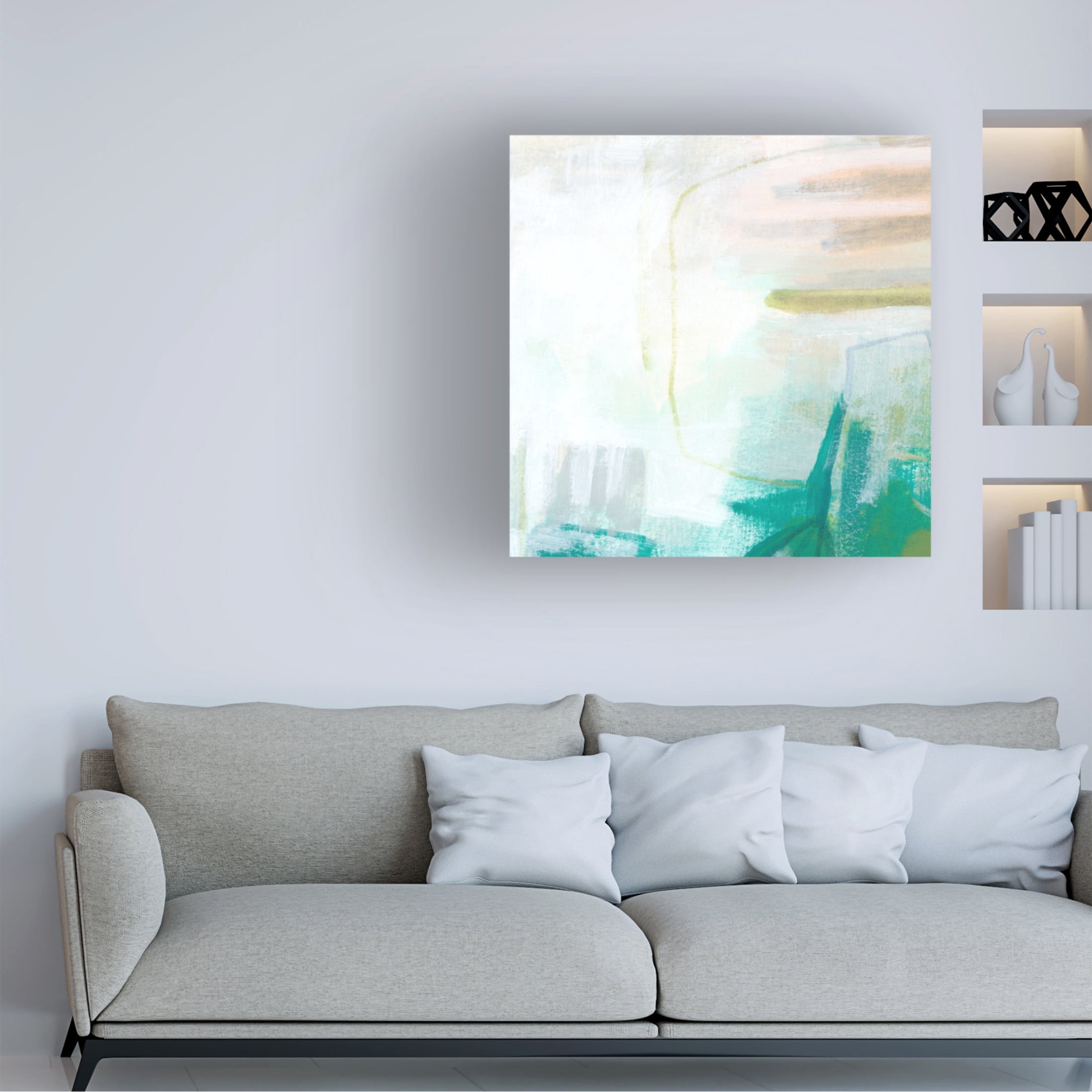 Trademark Fine Art June Erica Vess Cuadra II Canvas Wall Art