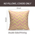 thumbnail image 2 of LALILO Throw Pillow Covers Chevron Zigzag Brush Strokes Grunge Cushion Cover 18" x 18", 4435 Pack, 2 of 6