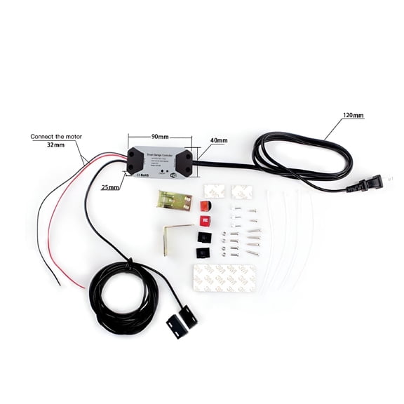 GJX Smart WiFi Garage Door Opener,Compatible for Alexa Google Home