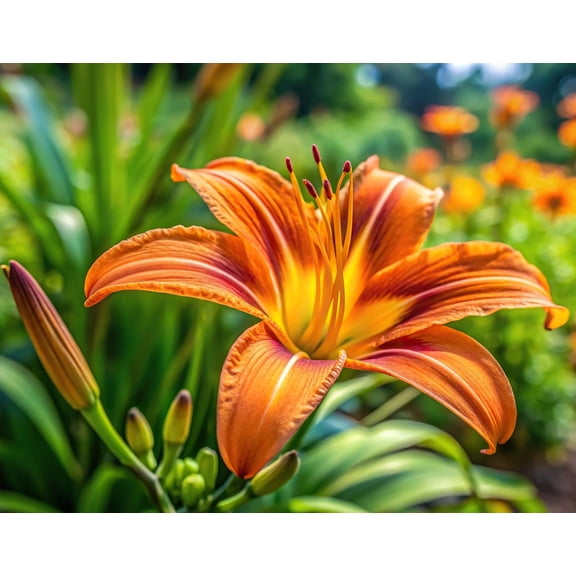 Orange Eremo Lily Bulbs for Planting - Perennial Lilium Bulbs (1 Bulb)