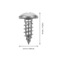thumbnail image 2 of TABLZONE 100 Pcs Vis Auto-Taraudeuses en Acier Inoxydable pour Projets DIY, 2 of 6