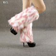 thumbnail image 1 of Faithtur Women's Anti-Slip Leg Warmers, Solid Color/Multi-Color Thicken Socks, Windproof Legs Protector, 1 of 9