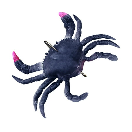 WYQLFSB Single Hook Crab Decoy Deep Sea Fishing Bait 10cm Luminous Crab Hook