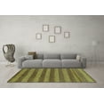 thumbnail image 3 of Ahgly Company Machine Washable Indoor Rectangle Abstract Turquoise Blue Modern Area Rugs, 2' x 3', 3 of 4