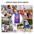 thumbnail image 6 of Sikiie Elephant in Tribal Style Basketball Jersey Reversible Men's Mesh Athletic Sports Shirts Training Practice S-4XLLarge, 6 of 6