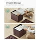 thumbnail image 4 of Taburete pequeño plegable Storage Ottoman SONGMICS, con reposapiés, color marrón, 4 of 6