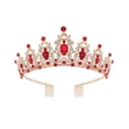 thumbnail image 1 of Coronas y Tiaras de cristal Pamolo con peine para niñas o mujeres Cumpleaños Navidad Fiesta de Halloween Regalos de San Valentín Tiaras de boda, 1 of 3