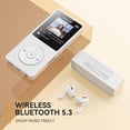 thumbnail image 4 of MP3 Player with Bluetooth and 32GB TF Card,HiFi Music Player with Built-in Speaker,Earphones, Multifunctional MP3 Players with FM/Recording/E-Book/Video, Supports up to 128GB for Kids,Running,Walking, 4 of 8