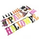 thumbnail image 1 of Diseño De Casa Encantada, Banderines De Papel De Halloween, Banderines Colgantes De Halloween, Globos De Halloween, Diseño Elevado Jadeshay A, 1 of 8