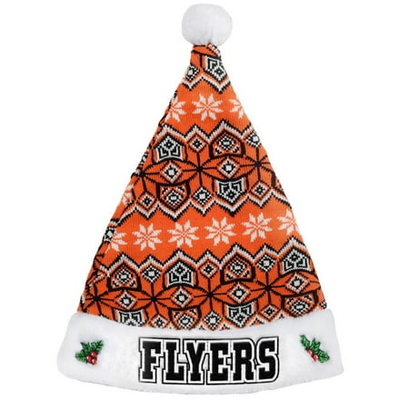 Philadelphia Flyers Official NHL 17 inch Knit Christmas Santa Hat by Forever Collectibles