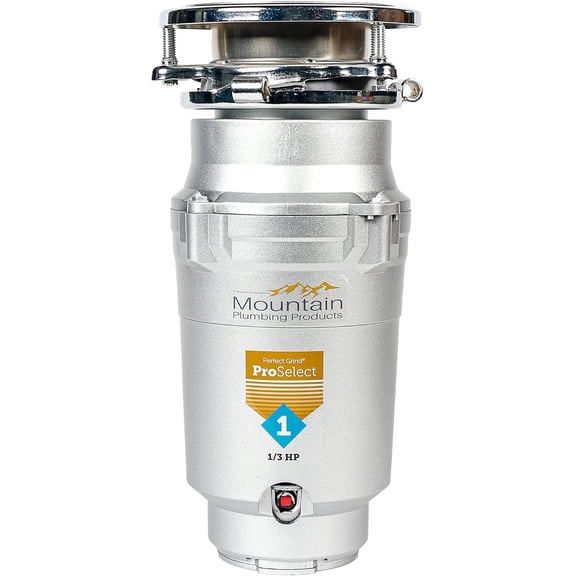 Mountain Plumbing PROSELECT1 Waste Garbage Disposal, Silver